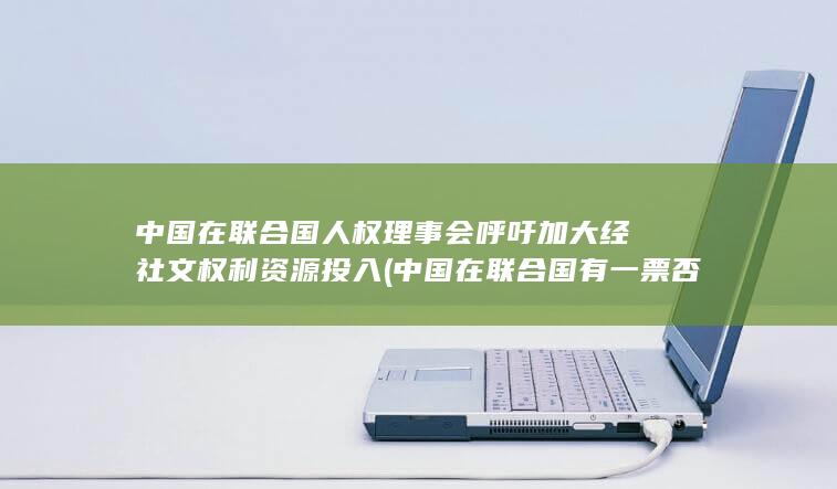 中国在联合国人权理事会呼吁加大经社文权利资源投入 (中国在联合国有一票否决权吗)