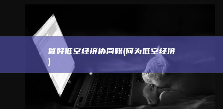 算好低空经济协同账 (何为低空经济)