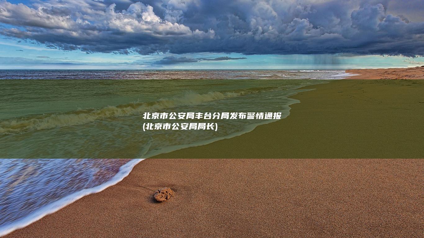北京市公安局丰台分局发布警情通报 (北京市公安局局长)