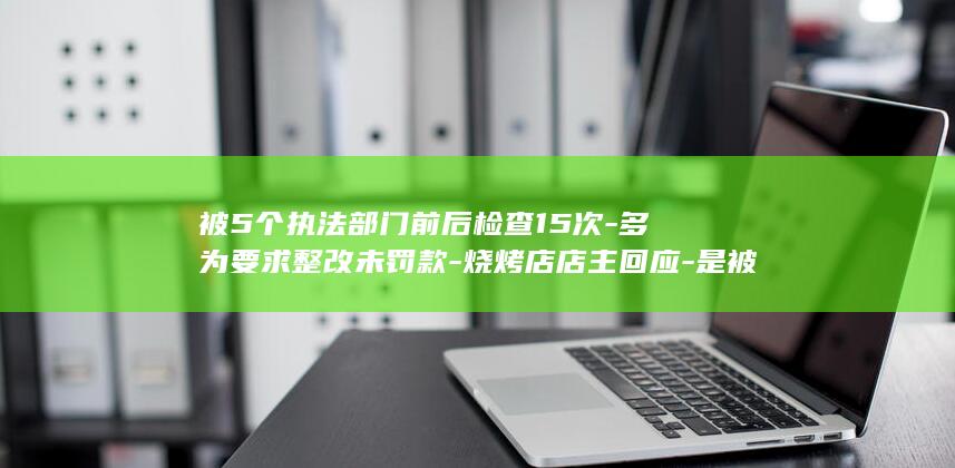 被5个执法部门前后检查15次-多为要求整改未罚款-烧烤店店主回应-是被人举报后上门检查 (12个执法部门)