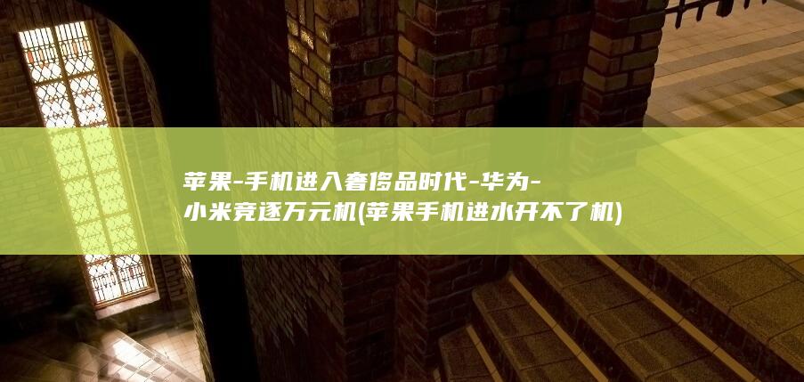 苹果-手机进入奢侈品时代-华为-小米竞逐万元机 (苹果手机进水开不了机)