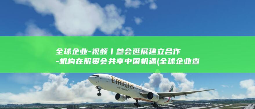 全球企业-视频丨参会逛展建立合作-机构在服贸会共享中国机遇 (全球企业查询入口)