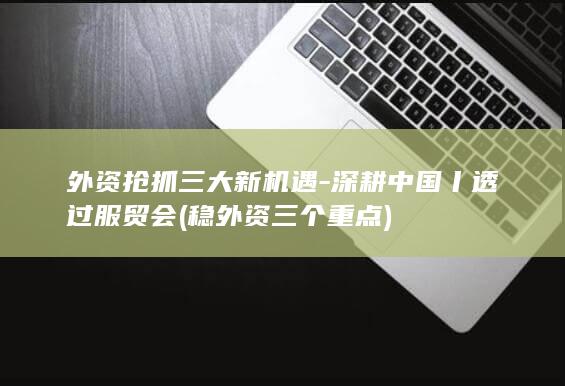 外资抢抓三大新机遇-深耕中国丨透过服贸会 (稳外资三个重点)