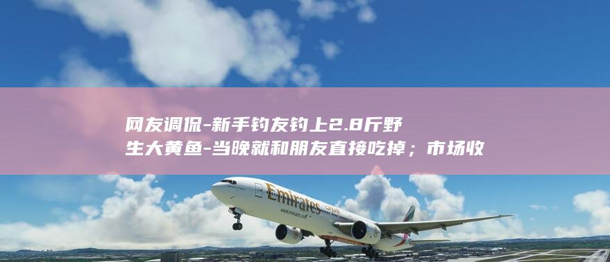 网友调侃-新手钓友钓上2.8斤野生大黄鱼-当晚就和朋友直接吃掉；市场收购价每斤500元以上-一口下去吃掉上千元 (网友调侃新八骏图是真的吗)