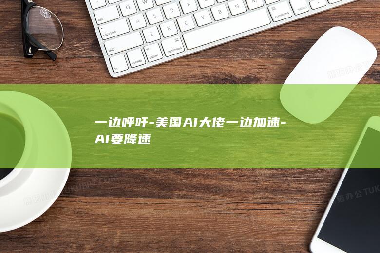 一边呼吁-美国AI大佬一边加速-AI要降速