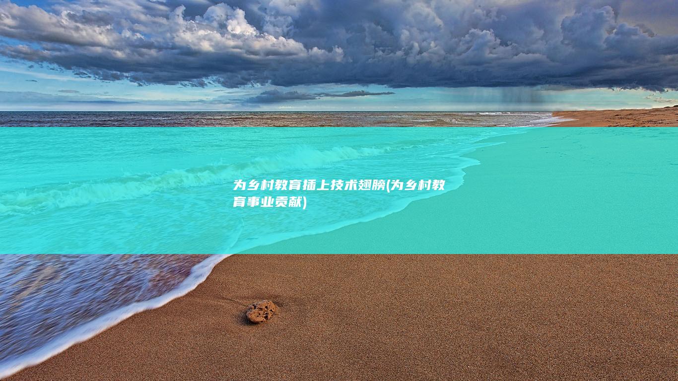 为乡村教育插上技术翅膀 (为乡村教育事业贡献)