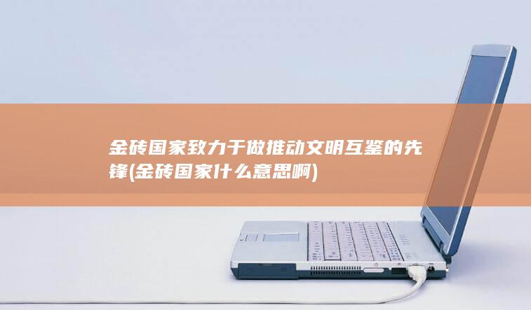 金砖国家致力于做推动文明互鉴的先锋 (金砖国家什么意思啊)