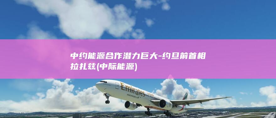 中约能源合作潜力巨大-约旦前首相拉扎兹 (中际能源)