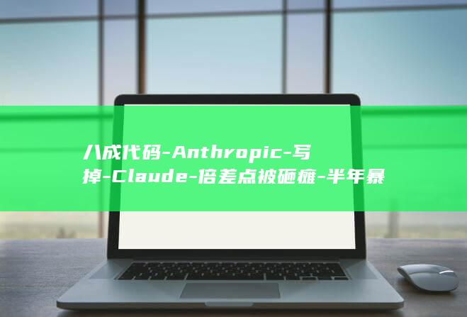 八成代码-Anthropic-写掉-Claude-倍差点被砸瘫-半年暴涨-25-CI (请问一下代码是什么意思)