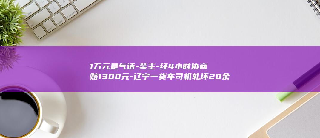 1万元是气话-菜主-经4小时协商赔1300元-辽宁一货车司机轧坏20余棵白菜遭索赔1万元-保险评估损失三四百元-他轧坏白菜第一时间想跑 (1万rmb)