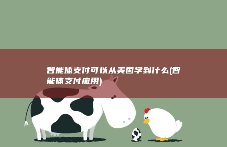 智能体支付可以从美国学到什么 (智能体支付应用)