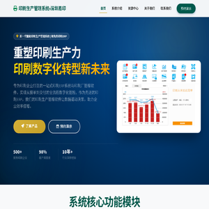 智能印刷生产管理系统 - 印刷ERP | 印刷管理软件 | 印刷数字化转型