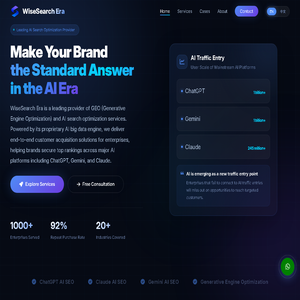 WiseSearch Era-AI Search Optimization Service Expert