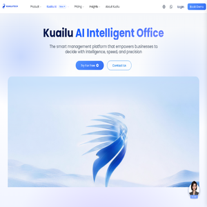 Kuailu AI Smart Office Suite – AI CRM, HR, Finance, Procurement & Meetings One-Stop Platform