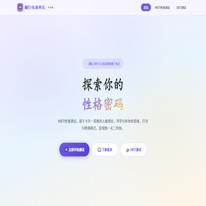 MBTI性格测试 - 免费MBTI测试网站 - MBTI性格测试专业版 - MBTI官网Pro版