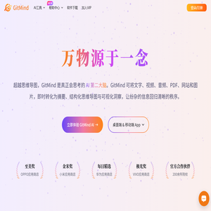 GitMind · 思乎 - AI思维导图流程图白板制作软件