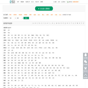 城市切换页面_集信家装修网