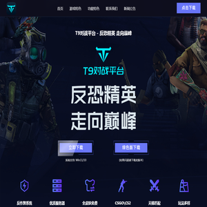 T9对战平台 - CSGO/CS2全皮肤免费_反恐精英专业对战平台