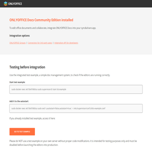 ONLYOFFICE Docs Community Edition ONLYOFFICE Docs Community Edition
