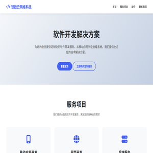 智数云网络科技 - 专业软件开发解决方案