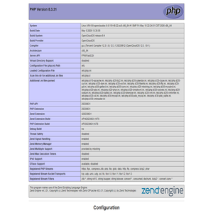 PHP 8.3.31 - phpinfo()