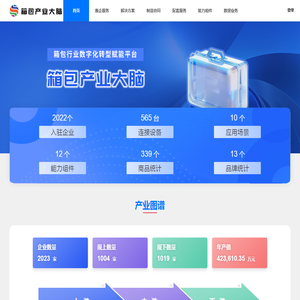箱包产业大脑-箱包行业数字化转型赋能平台